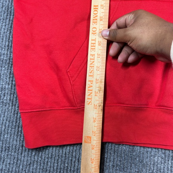 Nike Mens Pixelated Swoosh Fleece Hoodie Red HV0854-657 XL - Picture 7 of 7